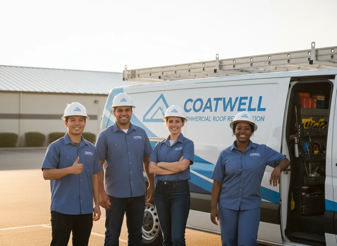 Commercial roof coating company in Wellston, MI